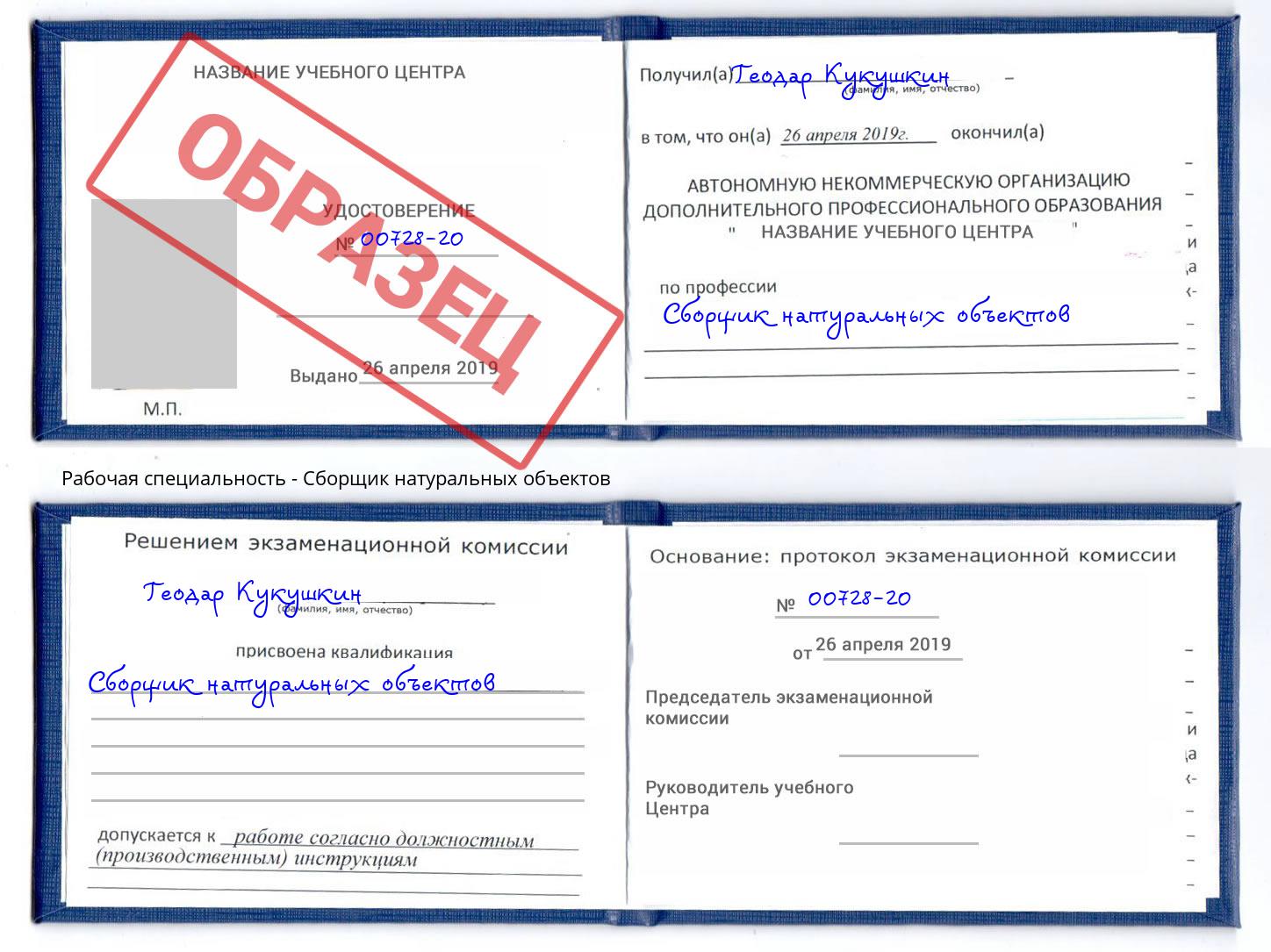 Сборщик натуральных объектов Беслан
